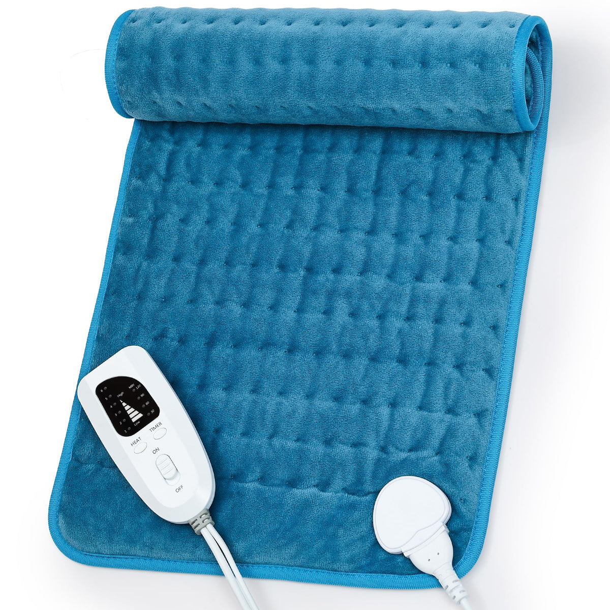 Heating Pad,Electric Heating Pad,Heating Pad for Back,Light Gray,24x12Inch
