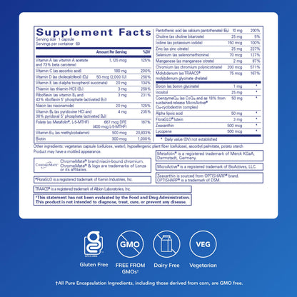 Pure Encapsulations O.N.E. Multivitamin, 30 Capsules