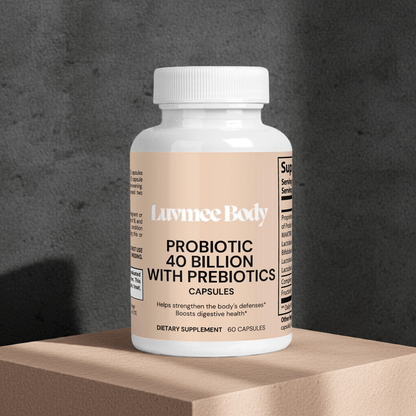 Luvmee Body Probiotics with Prebiotics Supplement 40 Billion - {{ shop_na Default Title Specialty Supplements My Store me }}