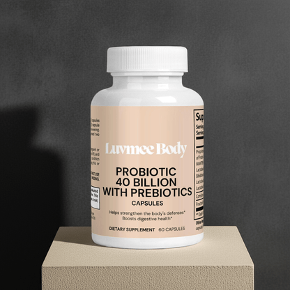 Luvmee Body Probiotics with Prebiotics Supplement 40 Billion - {{ shop_na Default Title Specialty Supplements My Store me }}
