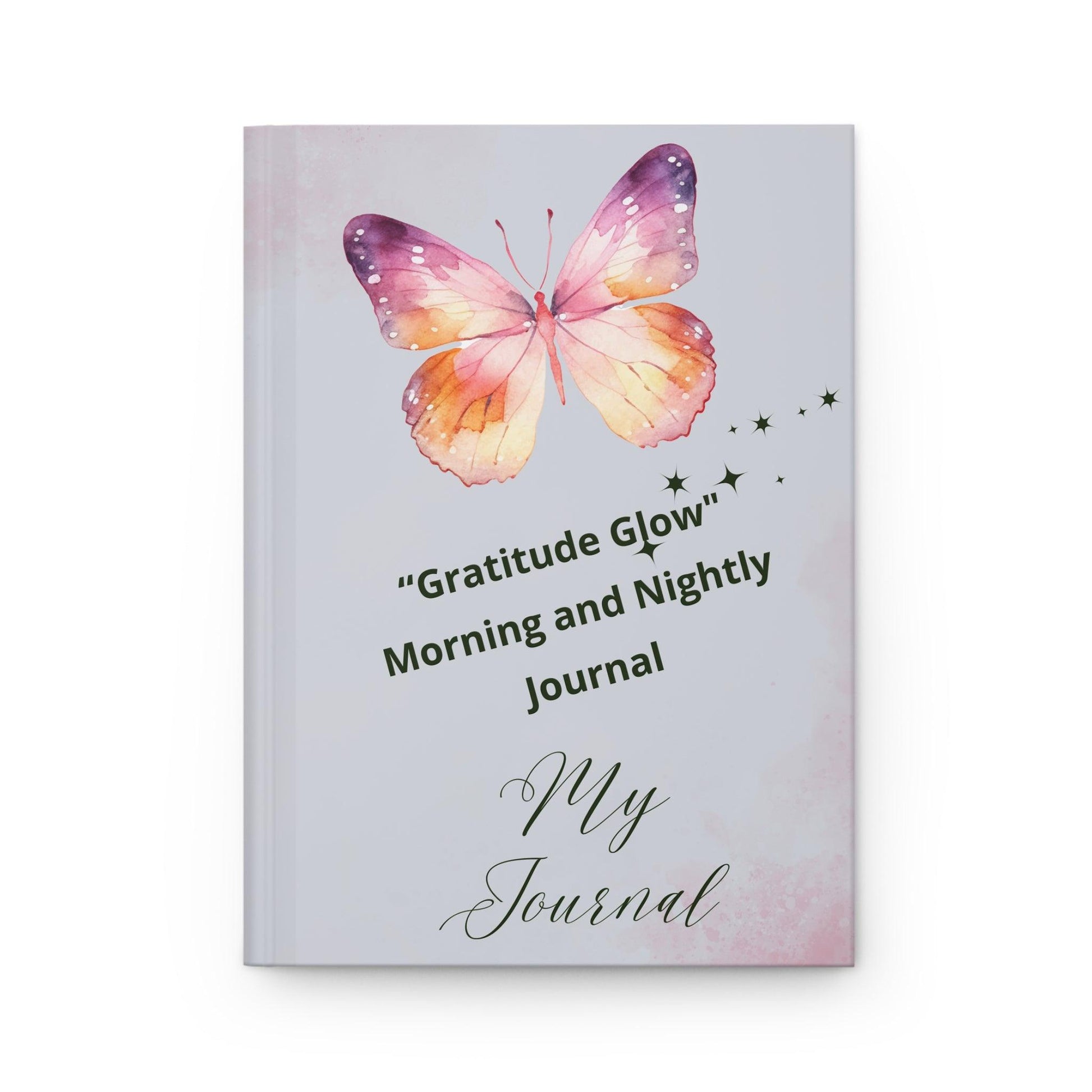 Gratitude Glow journal featuring a butterfly design for morning and nightly reflections