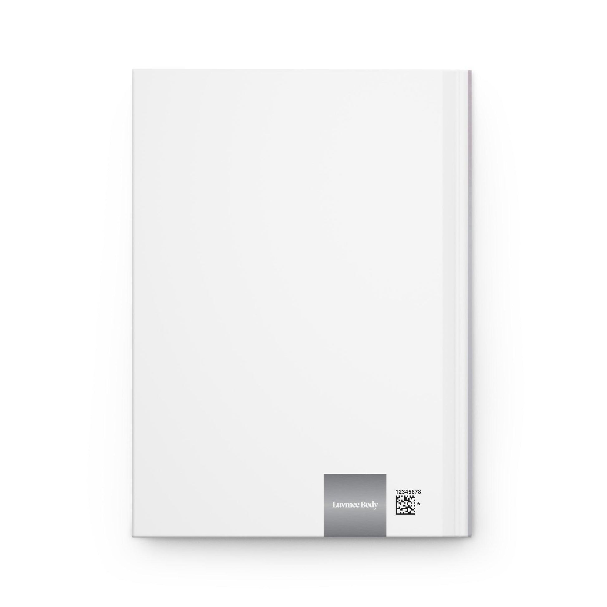 Gratitude Glow journal with a sleek white cover for writing daily reflections and gratitude entries