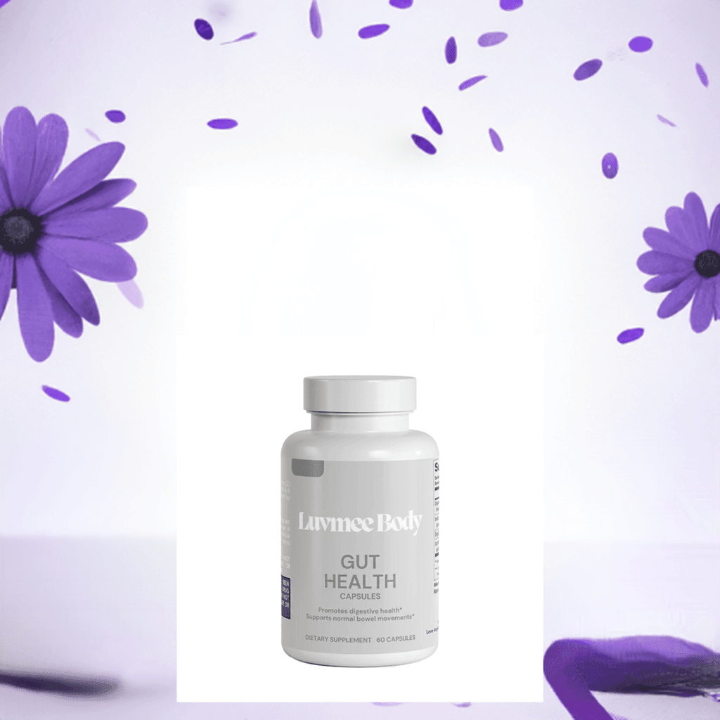 Luvmee Body Gut Health Capsules, promoting overall gut wellness products for better digestion and health