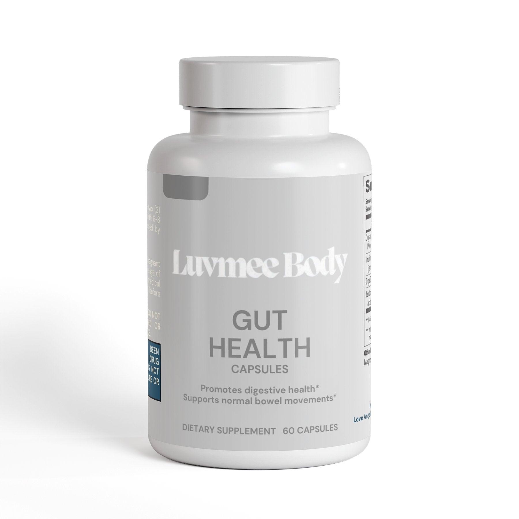 Luvmee Body Gut Health Capsules, a supplement for gut wellness products and digestive support