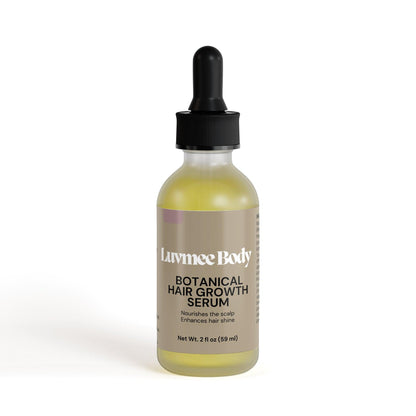 Lavmee Body Botanical Hair Growth Serum Bottle for Natural Hair Growth Treatment and Scalp Nourishment