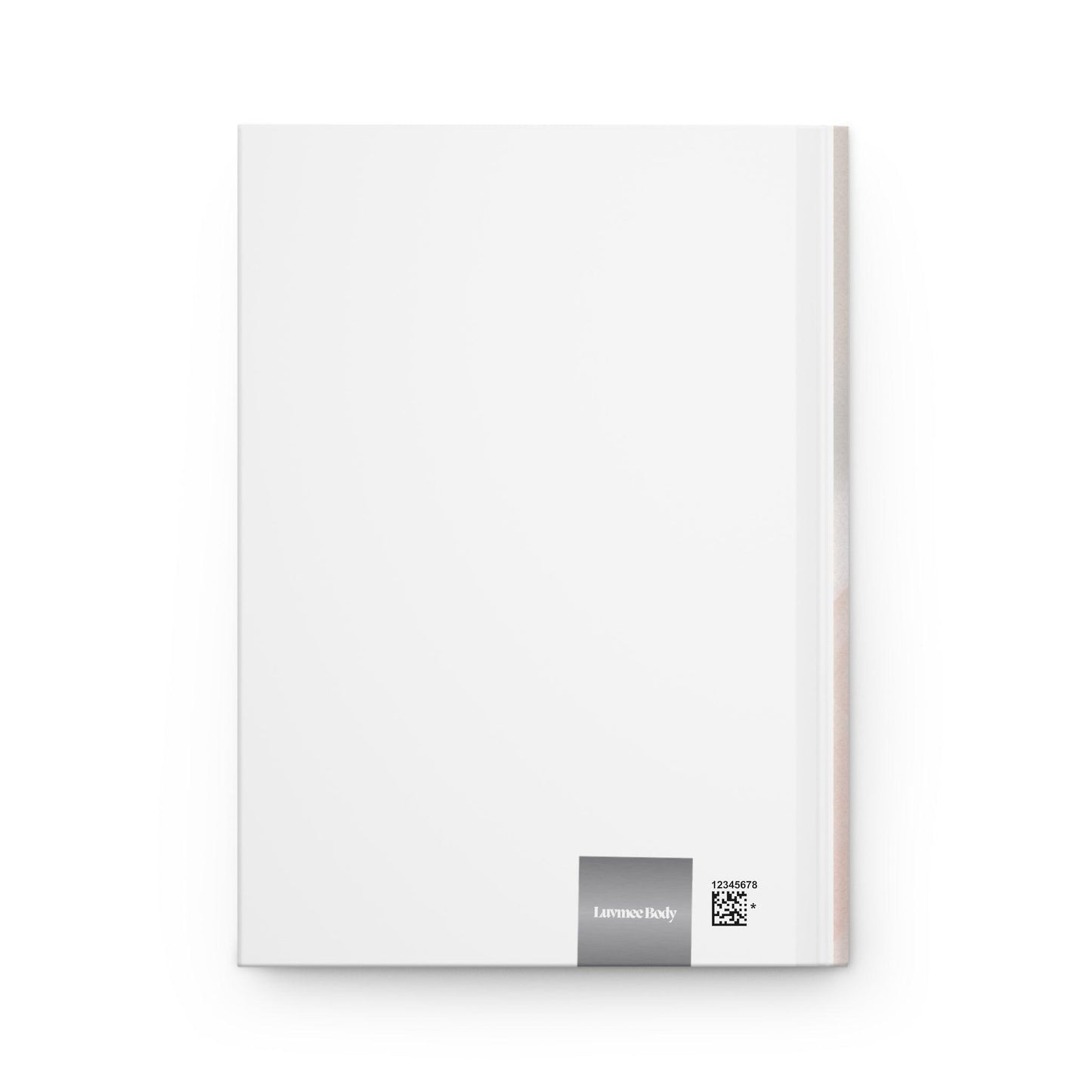 Wellness reflection book with a clean, minimalist cover for personal growth and journaling