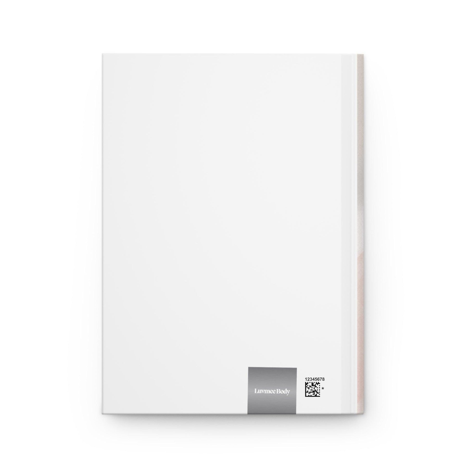 Wellness reflection book with a clean, minimalist cover for personal growth and journaling